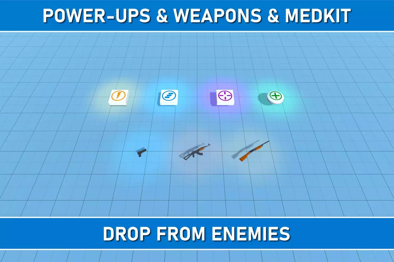 Multiplayer Top-Down Shooter Template (Netcode, Lobby, Relay)📱 - изображение 2